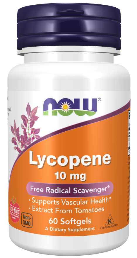 Lycopene 10mg 120 Softgels Lycopeen Vrije Radicalenvanger NOW