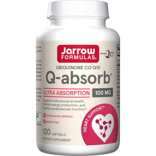 Q-absorb 100mg 120 softgels - ubiquinone (co-enzyme Q10) with 