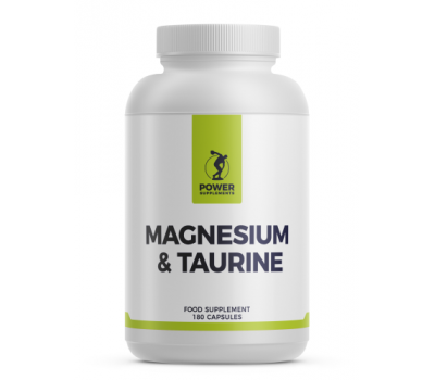 Magnesium+Taurine 180 capsules | Power Supplements