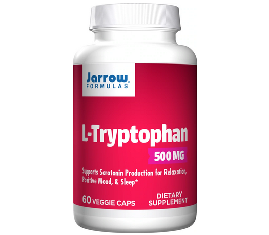 Tryptophan 60 capsules - supports synthesis serotonin and melatonin ...